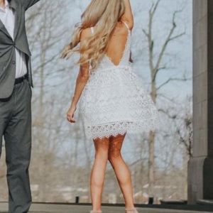 Tobi White Lace Dress